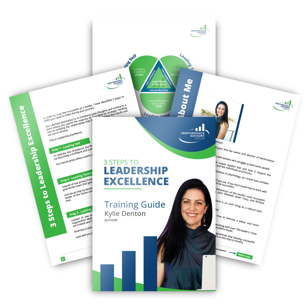 Leadership Excellence Training Guide Contents
